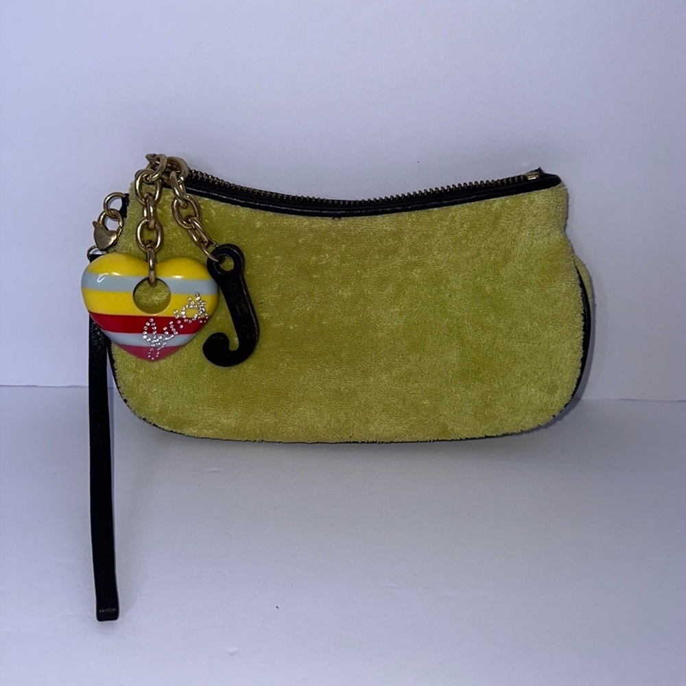 Vintage Juicy Couture wristlet w/large Juicy Charms Authentic & rare 💗💛❤️ - Picture 4 of 12